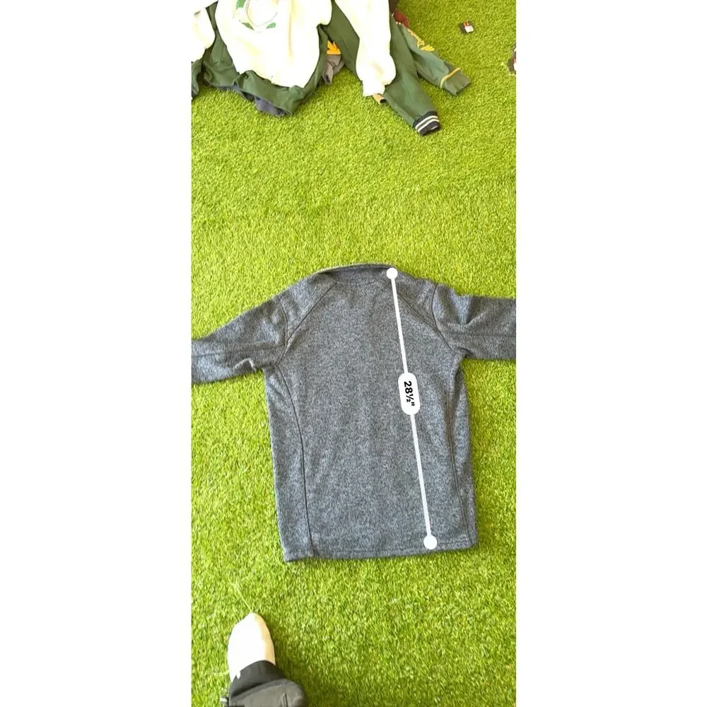 Mens Eddie Bauer Blue Quarter zip M - Picture 6 of 6